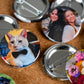 6 Custom Photo Button Pins