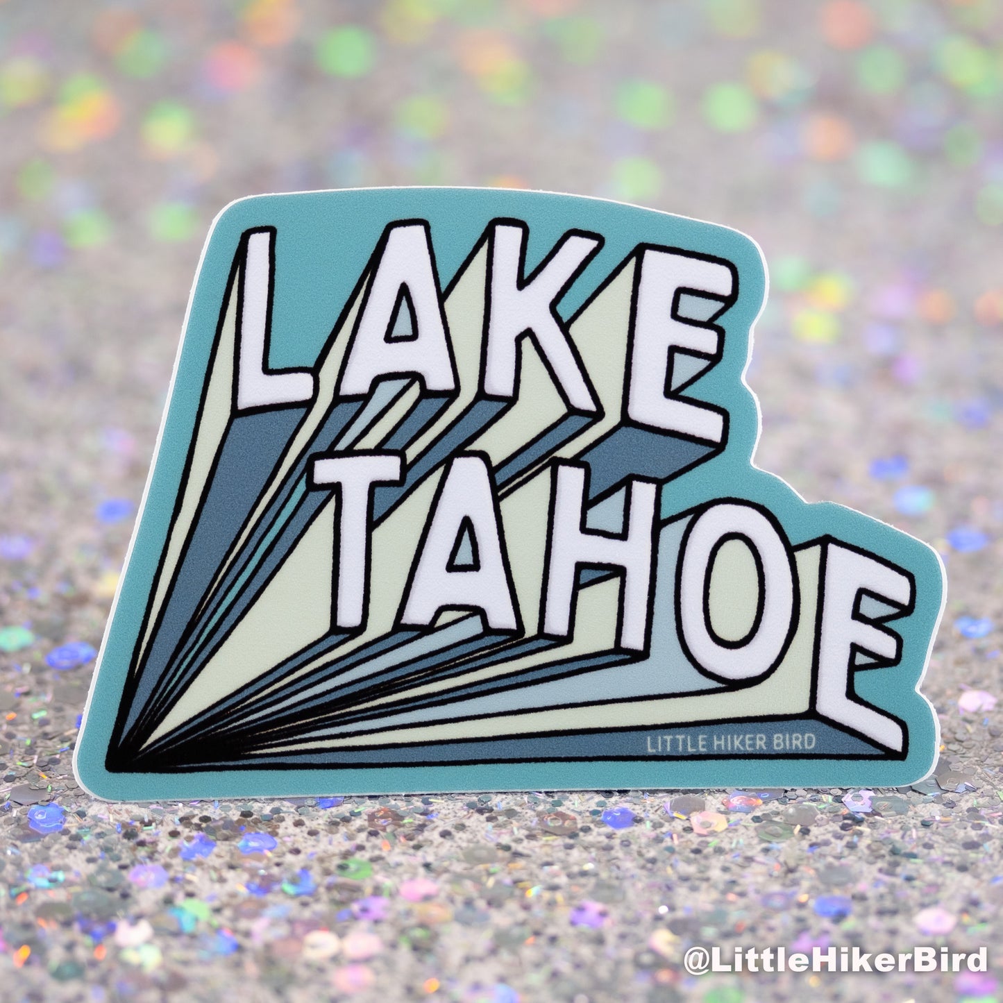 Lake Tahoe 3D Vinyl Sticker