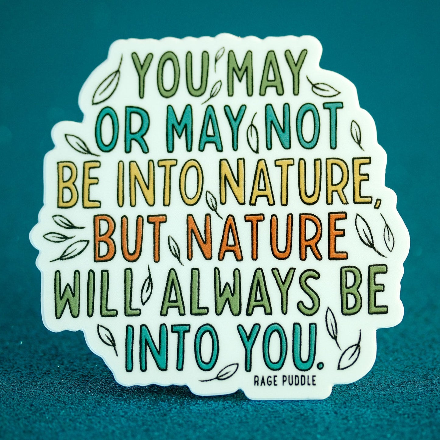 Into Nature Vinyl Sticker