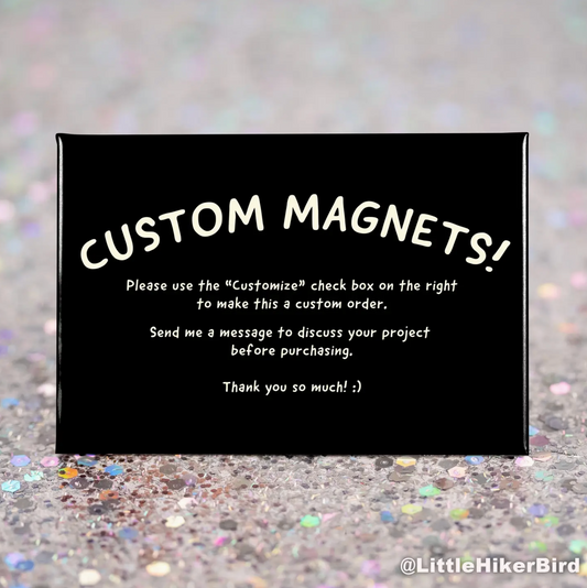 6 Custom Photo Magnets