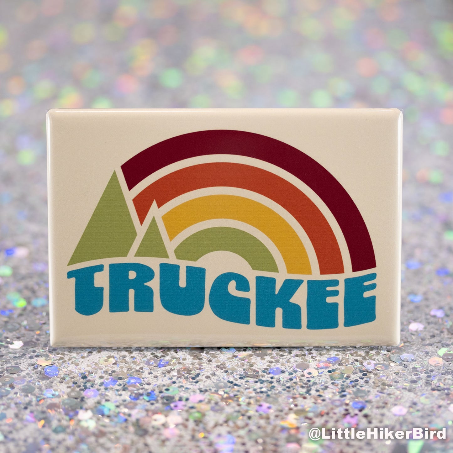 Truckee, California Fridge Magnet - Vintage Sunset