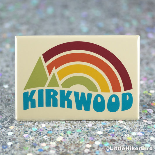 Kirkwood, California Fridge Magnet - Vintage Sunset